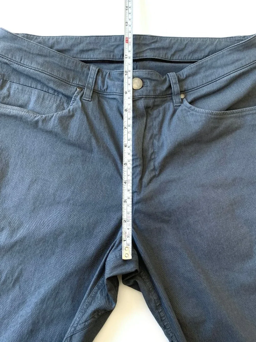 Lululemon Mens ABC Slim Fit 5 Pocket Pants Garment Dyed Gray 30